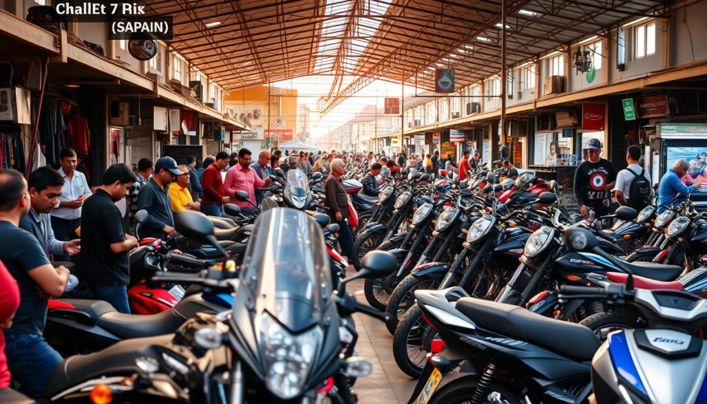 Mercado de motos em expansão